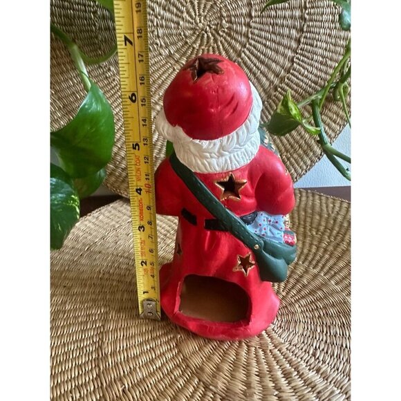Vintage Santa Claus Candle Holder - Picture 7 of 9